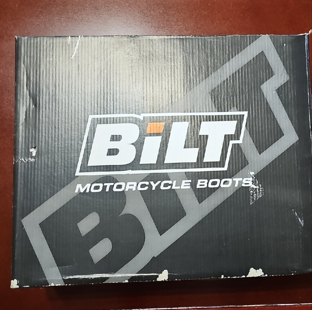 Bilt Black Motorcycle Boots